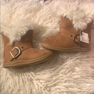 Piper tan and faux fur